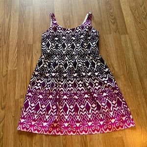 Pink/purple ombre Ann Taylor cocktail dress